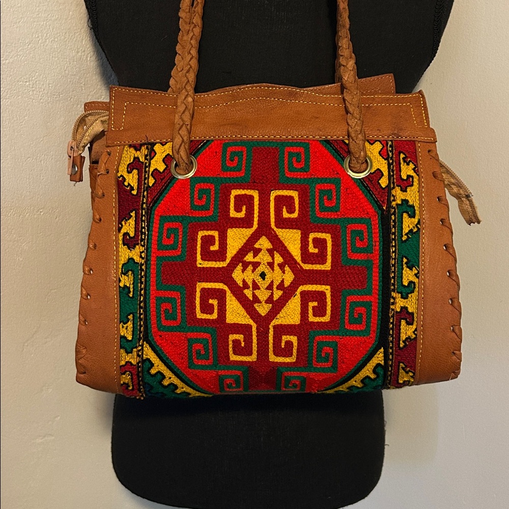 Colorful Patterned Tote Bag